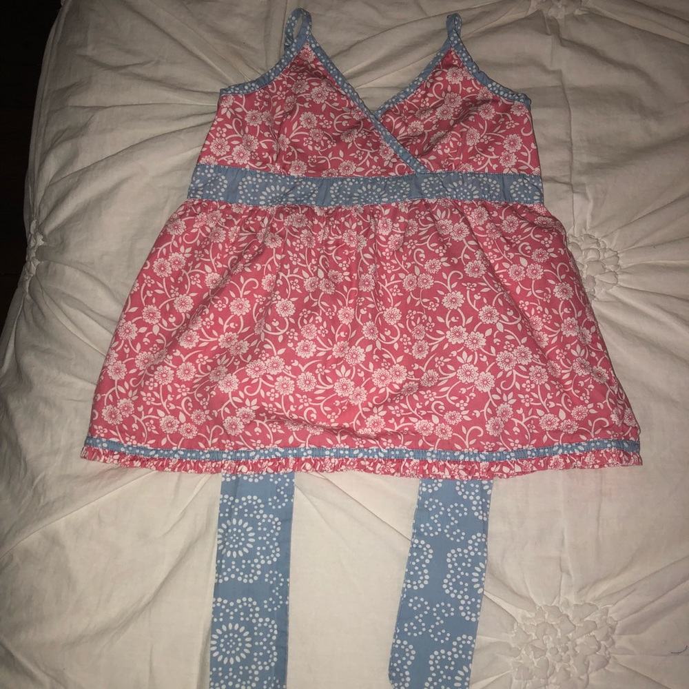 Garnet Hill tie back tank